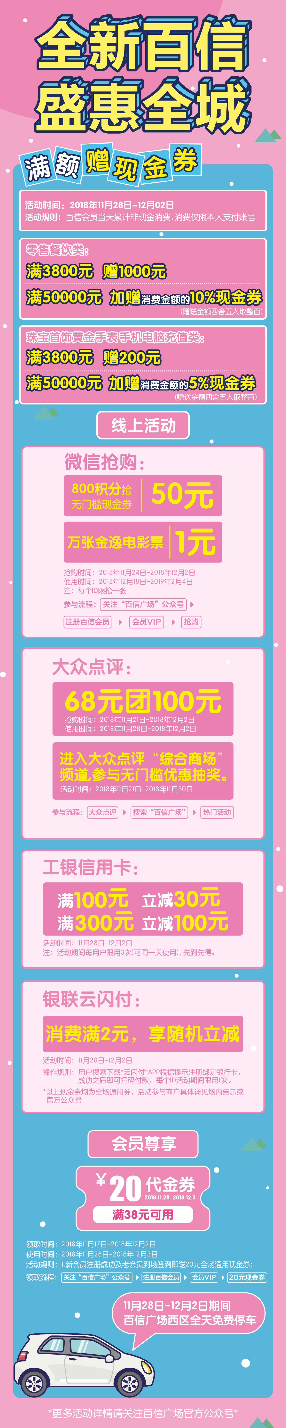 11月28日全新百信廣場西區(qū)傾城綻放！
